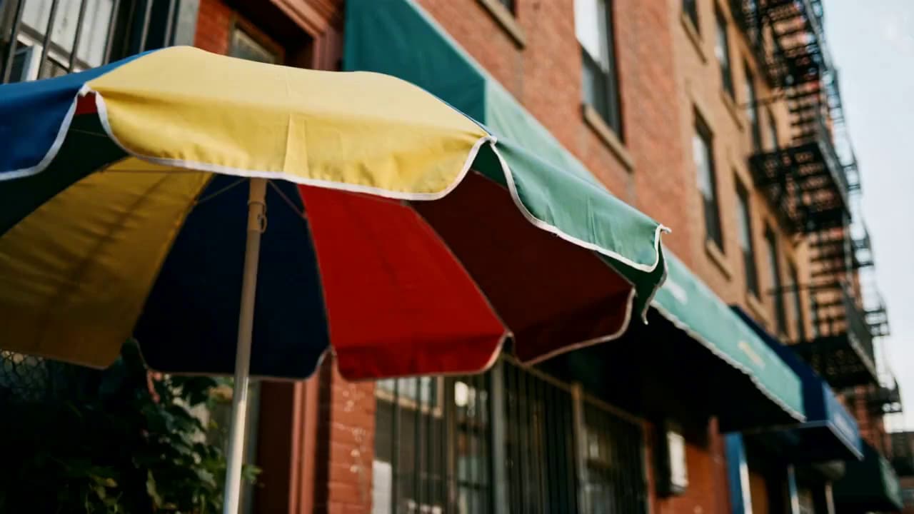Sunny Afternoon Street Scene