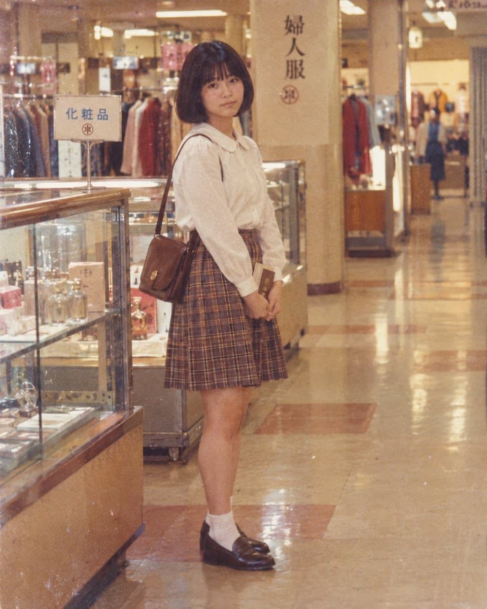Vintage Japanese Department Store Woman Portrait