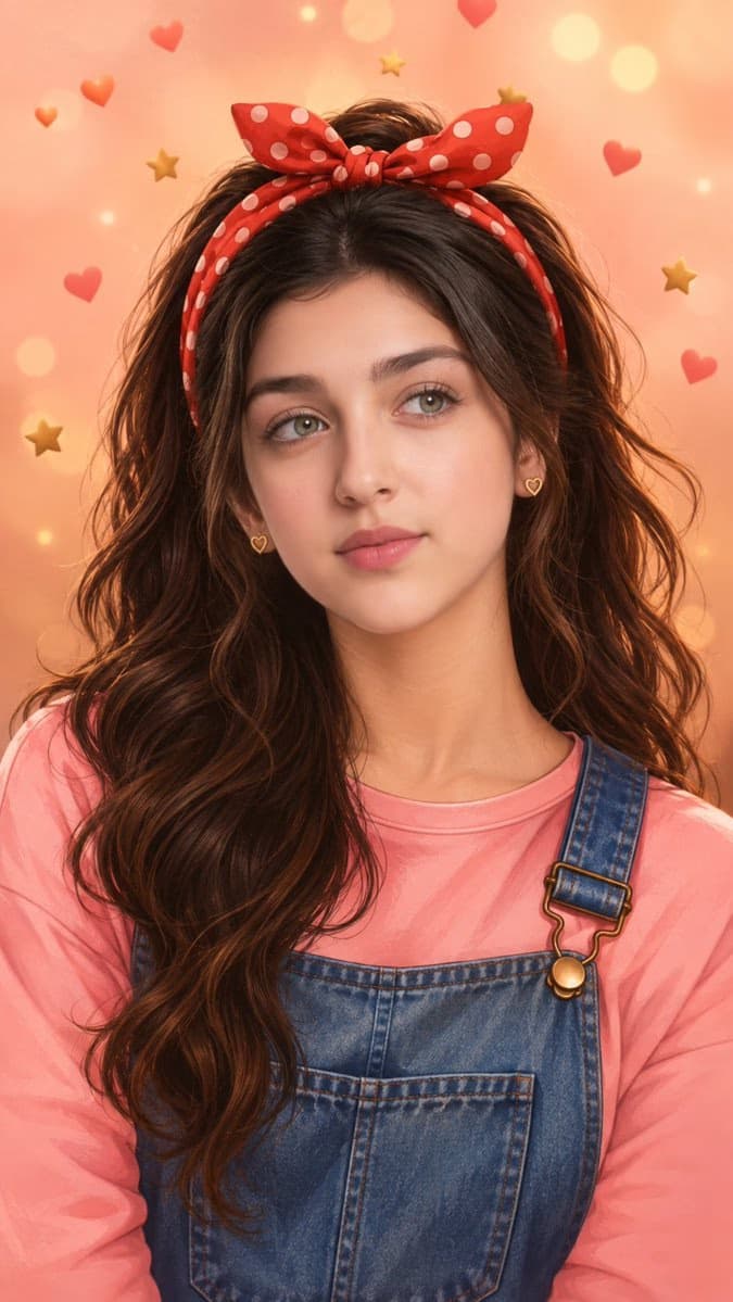 Profile / Avatar - Kawaii Denim Portrait
