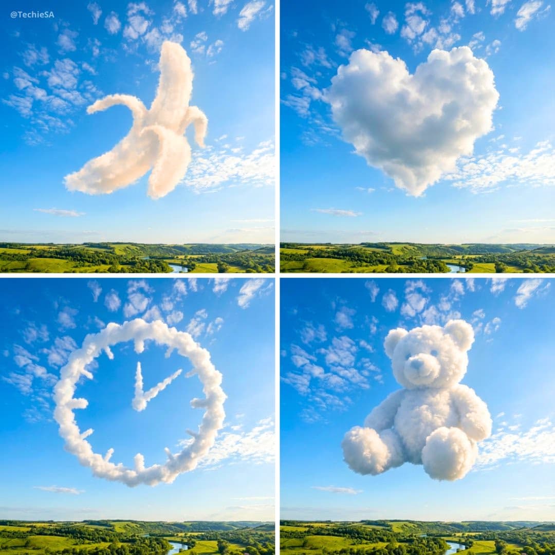 Cloud Silhouette [OBJECT] in Blue Sky