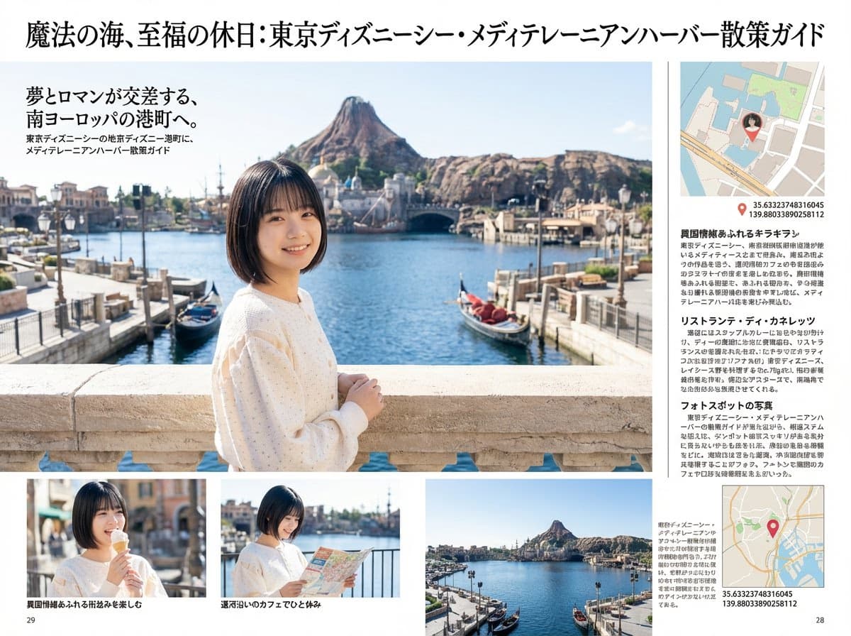 Sightseeing at Coordinates: Magazine Layout