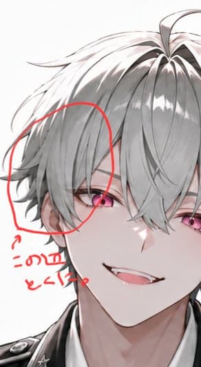 Anime Portrait with Art Critique Annotations