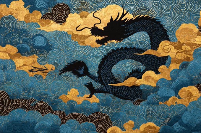 浮世绘影剧中的优雅剪影