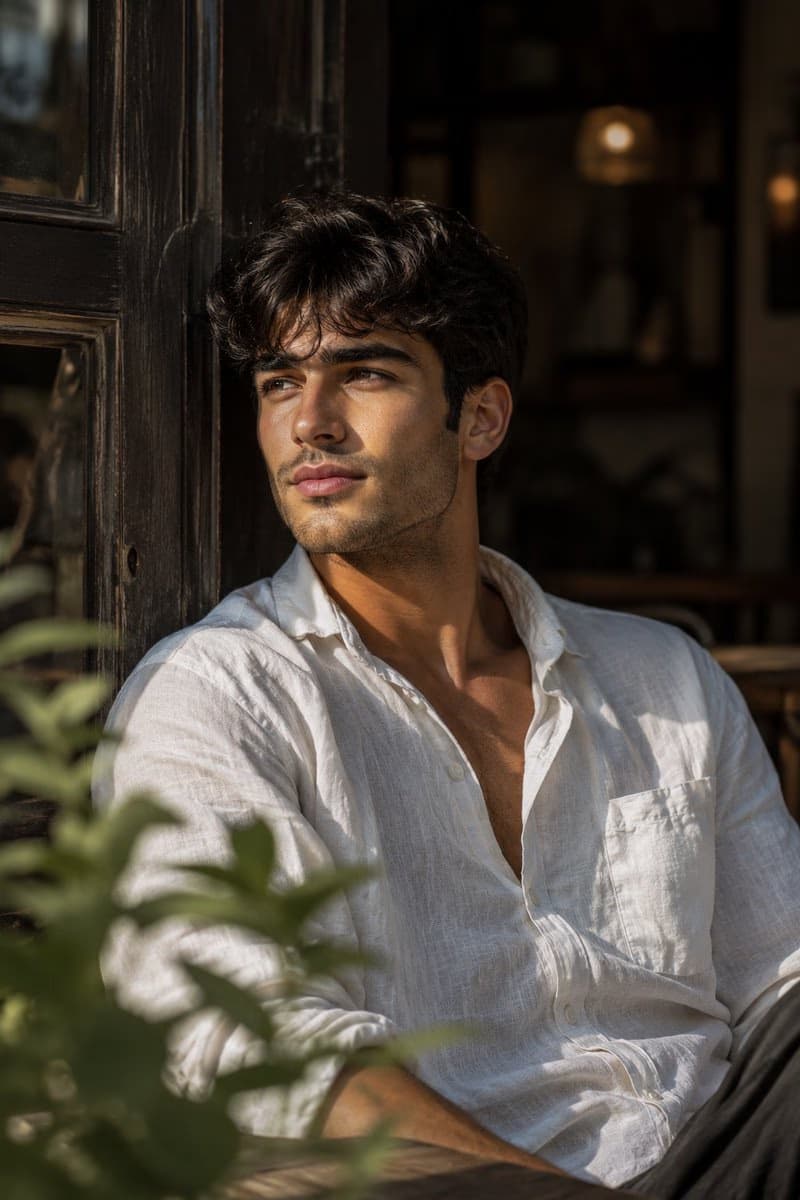 Profile / Avatar - Golden Hour Luxury Male Portrait